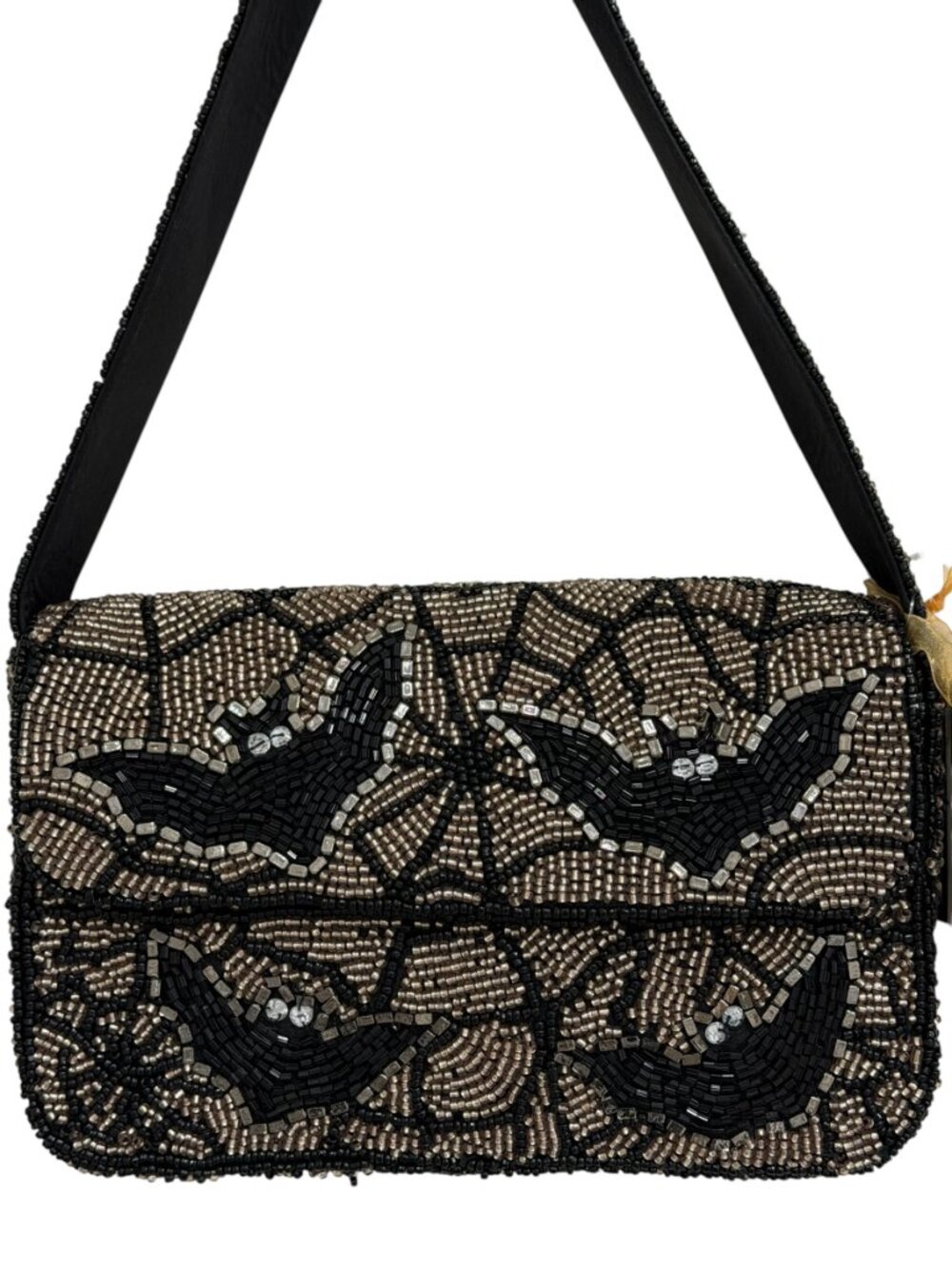 Beaded Bat Halloween Bag Handcrafted in India Tik Tok Viral RARE New Release NWT